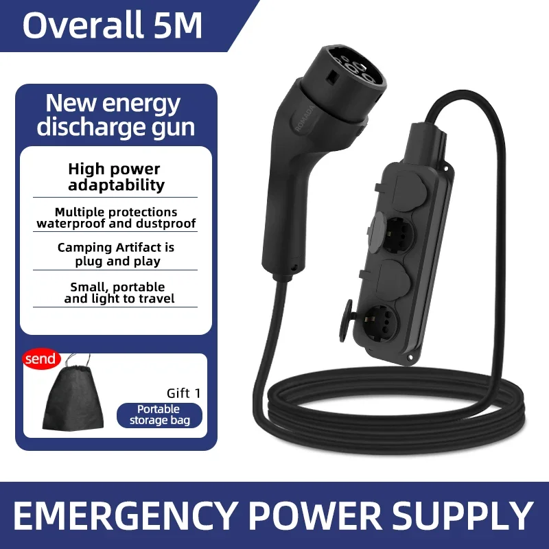 Ac Outdoor Power - แบบพกพา 16A 4KW ไฟฟ้ารถ EV Charger