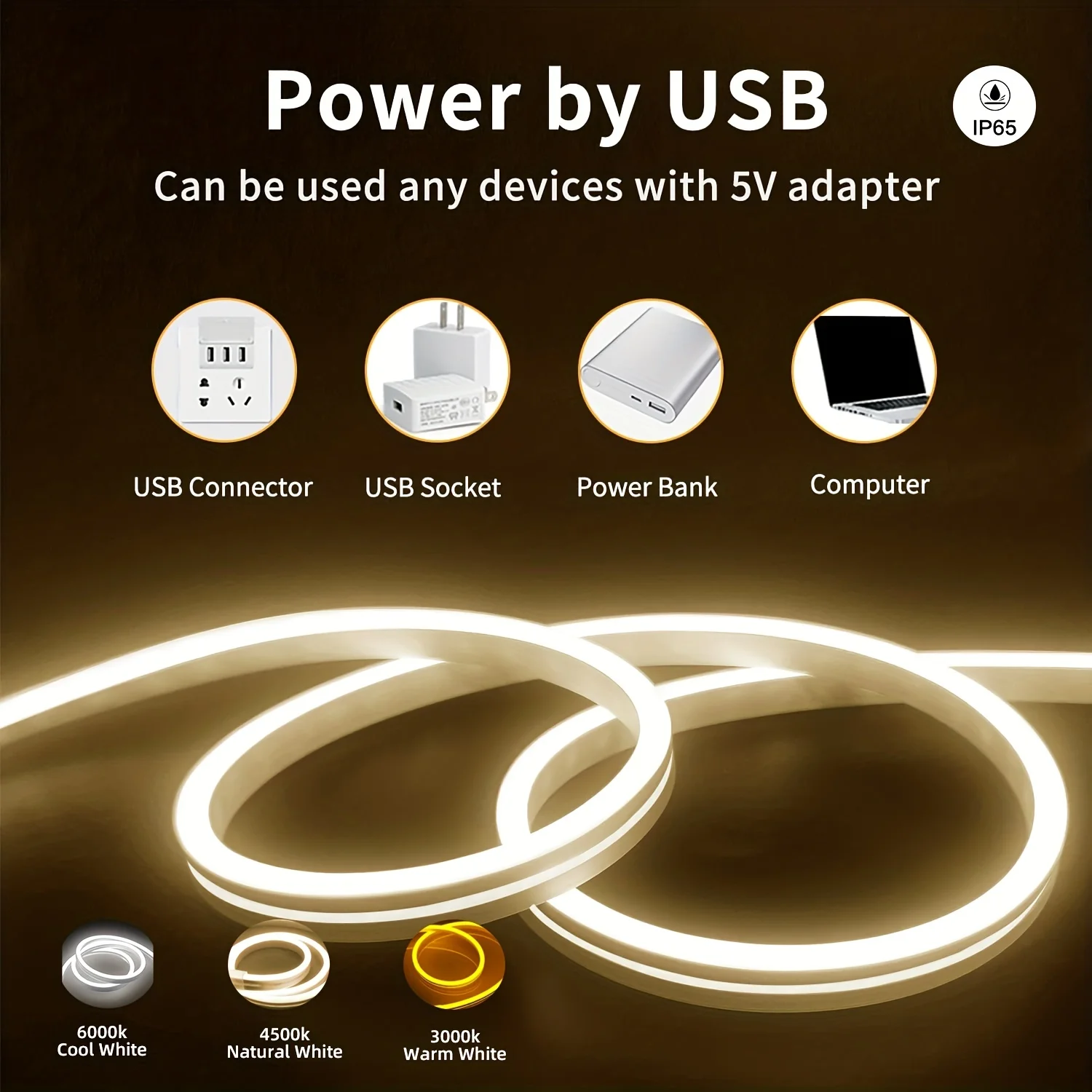 Motion Sensor นีออน LED Light  - Outdoor Power Strip Weatherproof บทวิจารณ์และราคา