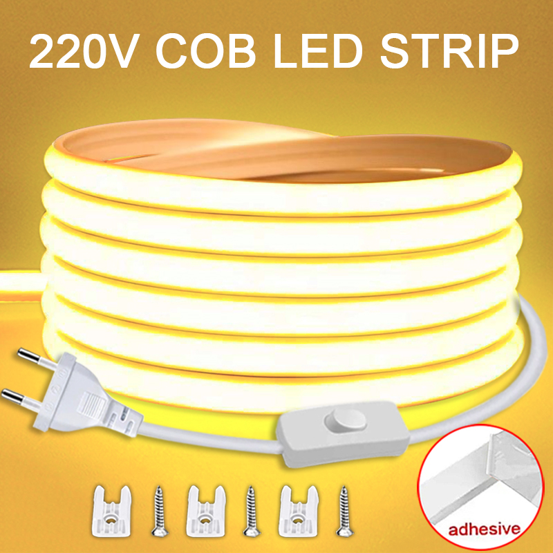 220V LED Strip พร้อมสวิตช์เปิด - Outdoor Power Strip Weatherproof บทวิจารณ์และราคา