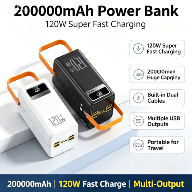 พาวเวอร์แบงค์ชาร์จเร็ว 120W คว - Outdoor Power Adapter Usb C บทวิจารณ์และราคา