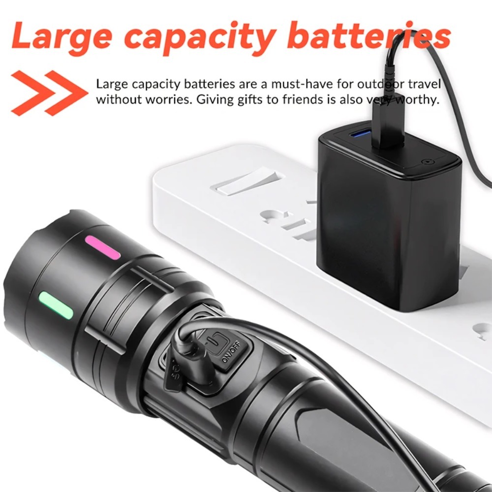 ไฟฉาย LED สีขาวพลังสูง ปรับซูม - Outdoor Use Power Strip บทวิจารณ์และราคา