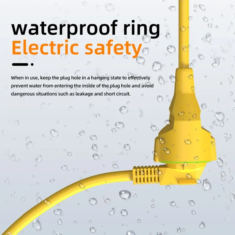 ปลั๊กพ่วง 4KW 16A แบบ EU Schuk - Outdoor Power Strip Weatherproof บทวิจารณ์และราคา